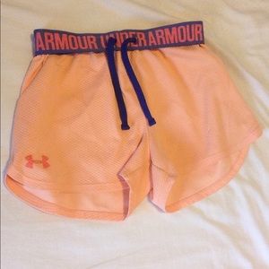 Girls under armour shorts